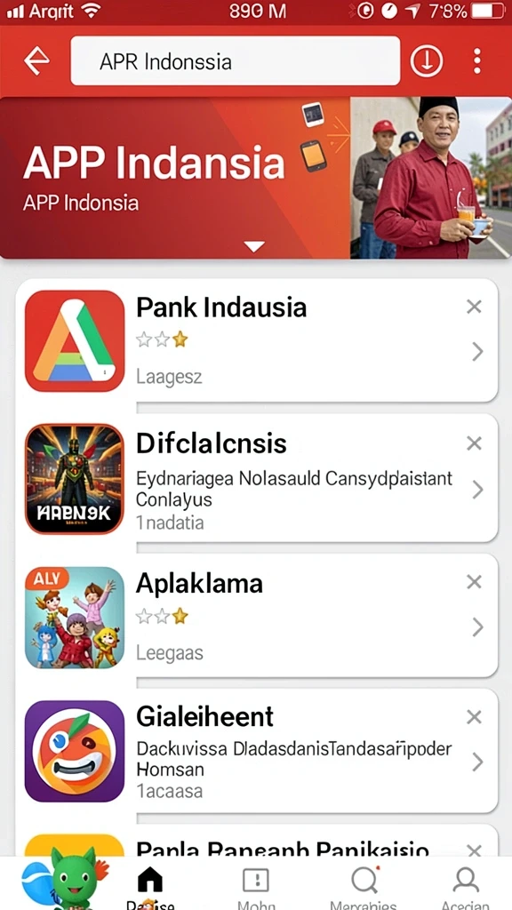 77singa - Tampilan antarmuka yang menarik dan user-friendly.