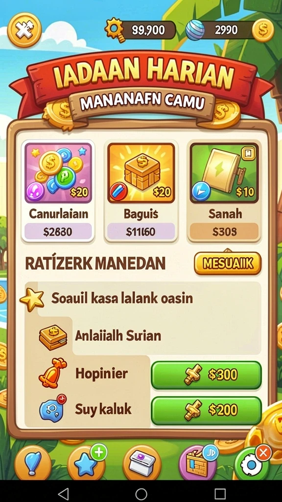 vip333 - Tampilan antarmuka pengguna yang intuitif dan menarik.
